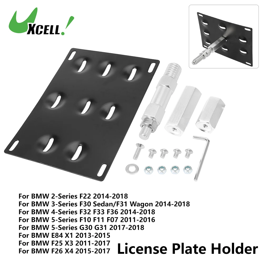 UXCELL Car Front Bumper Tow Hook License Plate Mount Bracket Holder Set Bolt On for BMW F Series
UXCELL Car Front Bumper Tow Hook License Plate Mount Bracket Holder Set Bolt On for BMW F Series