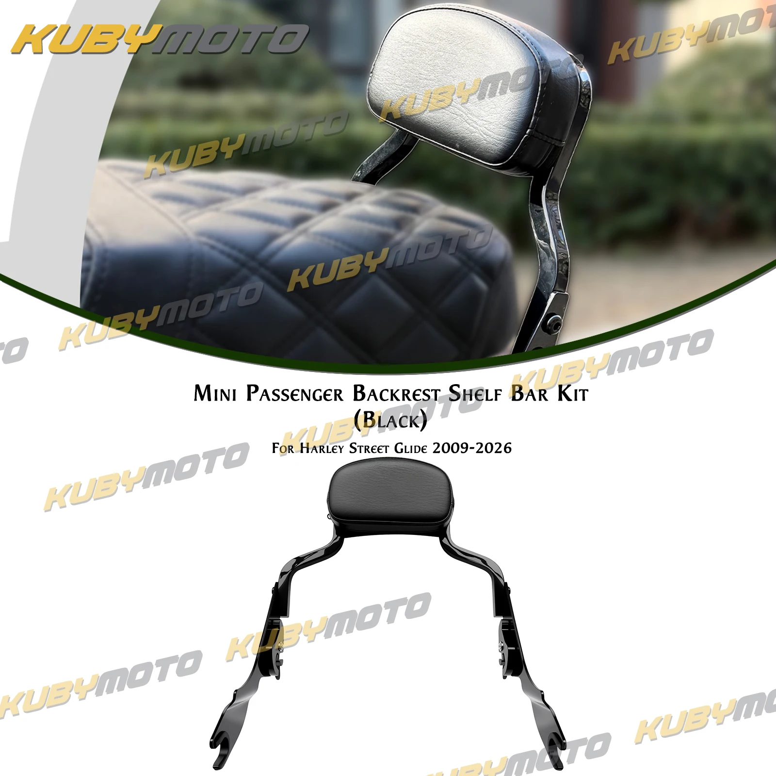 Motorcycle Passenger Seat Backrest Bar For Harley Street Glide 2009-2026
Motorcycle Passenger Seat Backrest Bar For Harley Street Glide 2009-2026