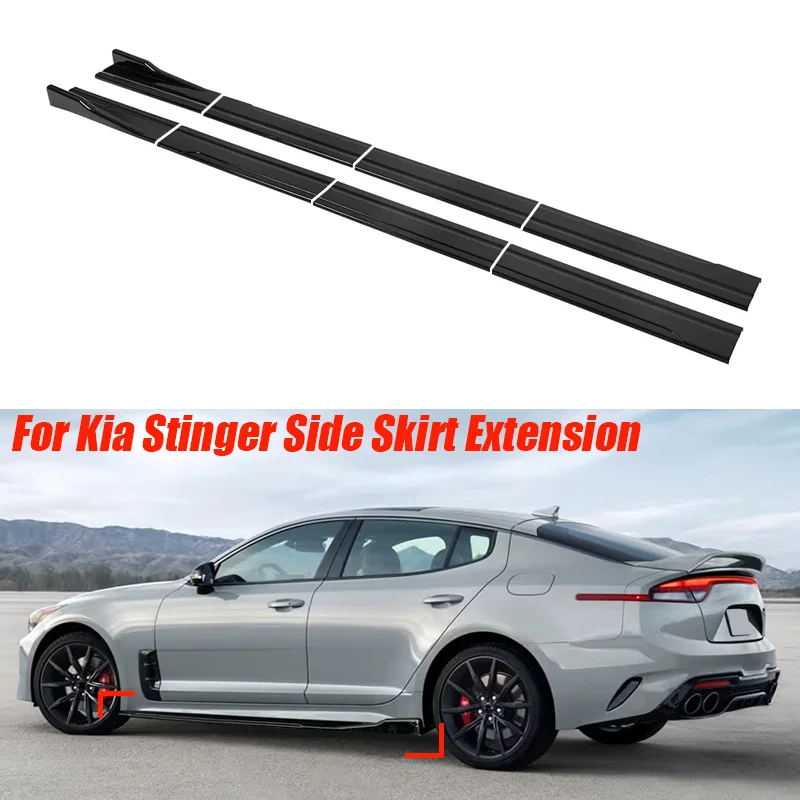 For KIA Accessories Stinger 2018+ Car Side Skirt Extension Splitters Rocker Panel Splitter Cover 8PCs ABS Gloss Black
For KIA Accessories Stinger 2018+ Car Side Skirt Extension Splitters Rocker Panel Splitter Cover 8PCs ABS Gloss Black