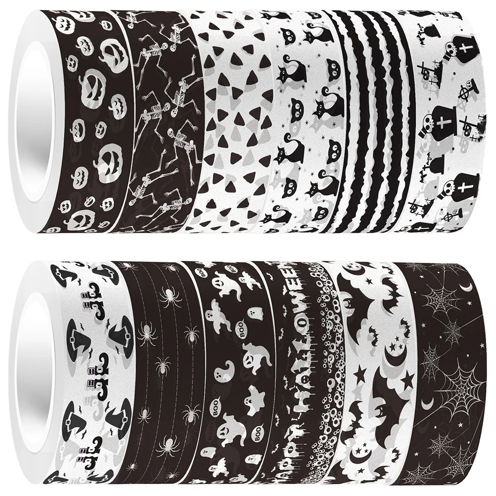 12 Rolls Halloween Handbag Decorative Tape Pumpkin Washi Wrapping Holiday Paper Cup Child
12 Rolls Halloween Handbag Decorative Tape Pumpkin Washi Wrapping Holiday Paper Cup Child