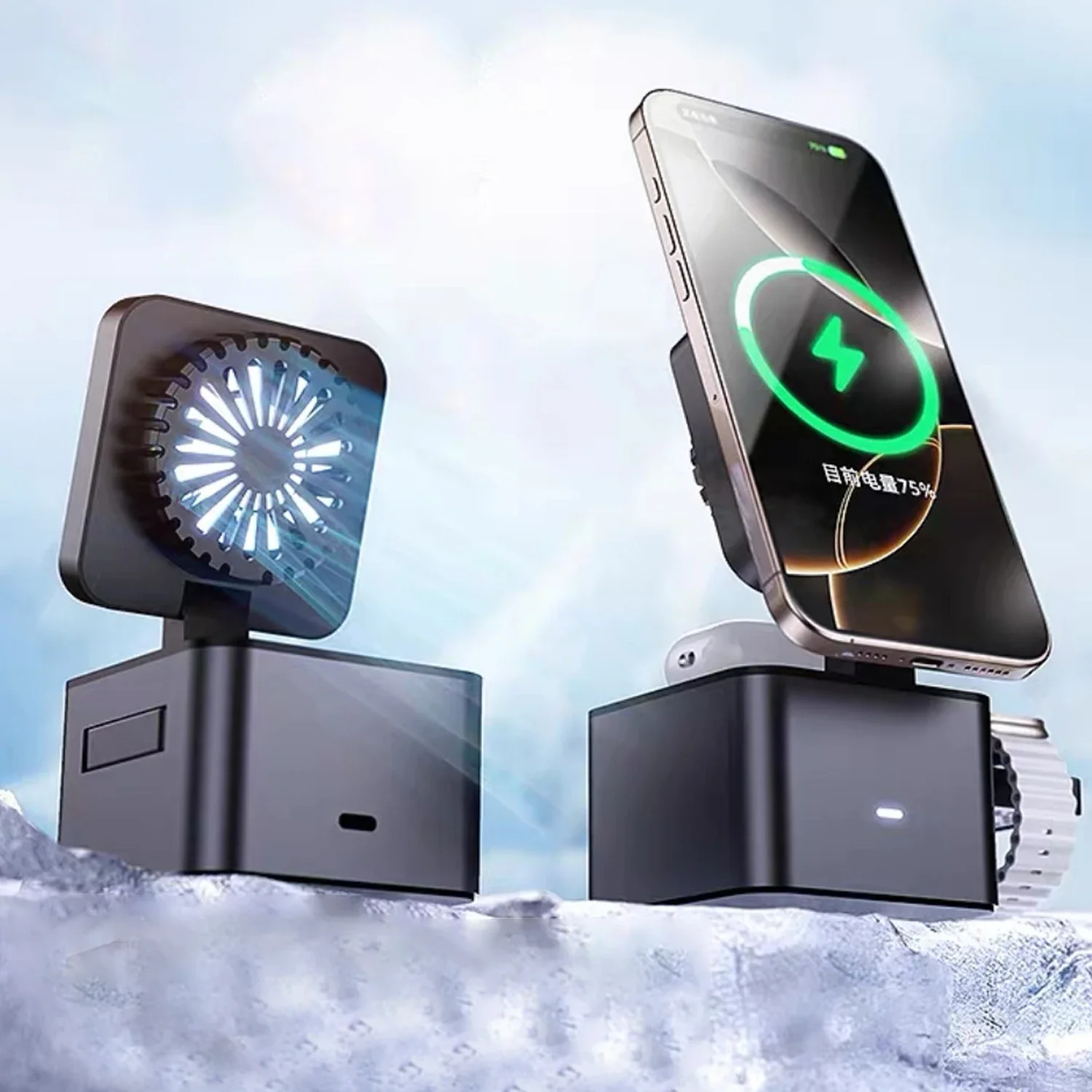ice-Cooling For Magsafe Wireless Charger Station Stand For iPone 16~12 Pro Max/iWatch 10~2 SE/AirPods 4 Pro 3 in 1 Fast Charging
ice-Cooling For Magsafe Wireless Charger Station Stand For iPone 16~12 Pro Max/iWatch 10~2 SE/AirPods 4 Pro 3 in 1 Fast Charging