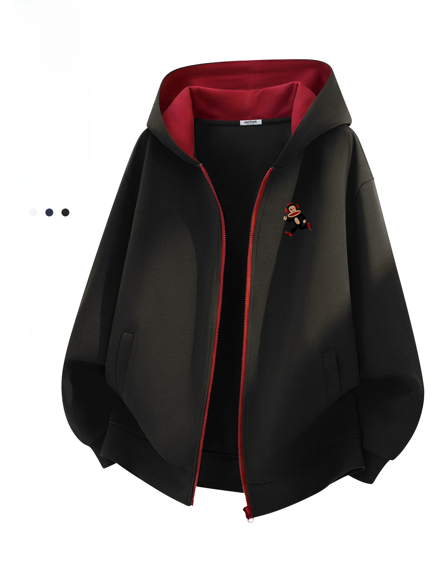 M Zipper Open Cardigan Sweatirt Loose Casual Spring Season Contrast Color Large Mouth Monkey Hooded Jaet
M Zipper Open Cardigan Sweatirt Loose Casual Spring Season Contrast Color Large Mouth Monkey Hooded Jaet