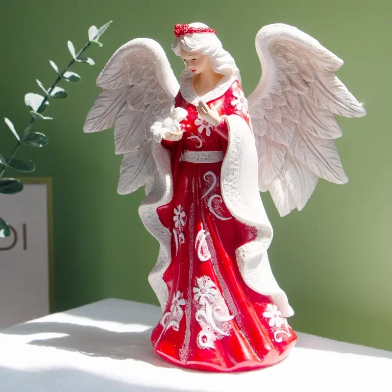 New Red Little Girl Angel Decoration Home Porch Study Desktop Decoration Holiday Gift Resin Craft Decoration Maison Home Statue
New Red Little Girl Angel Decoration Home Porch Study Desktop Decoration Holiday Gift Resin Craft Decoration Maison Home Statue