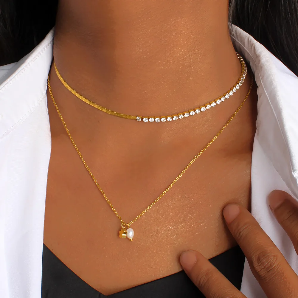 Аксессуары для самостоятельного изготовления (DIY) из Гуандуна: модные украшения в стиле лёгкой роскоши, многослойная цепочка с жемчугом, длинная подвеска с кристаллами, покрытая 18-каратным золотом.
Аксессуары для самостоятельного изготовления (DIY) из Гуандуна: модные украшения в стиле лёгкой роскоши, многослойная цепочка с жемчугом, длинная подвеска с кристаллами, покрытая 18-каратным золотом.