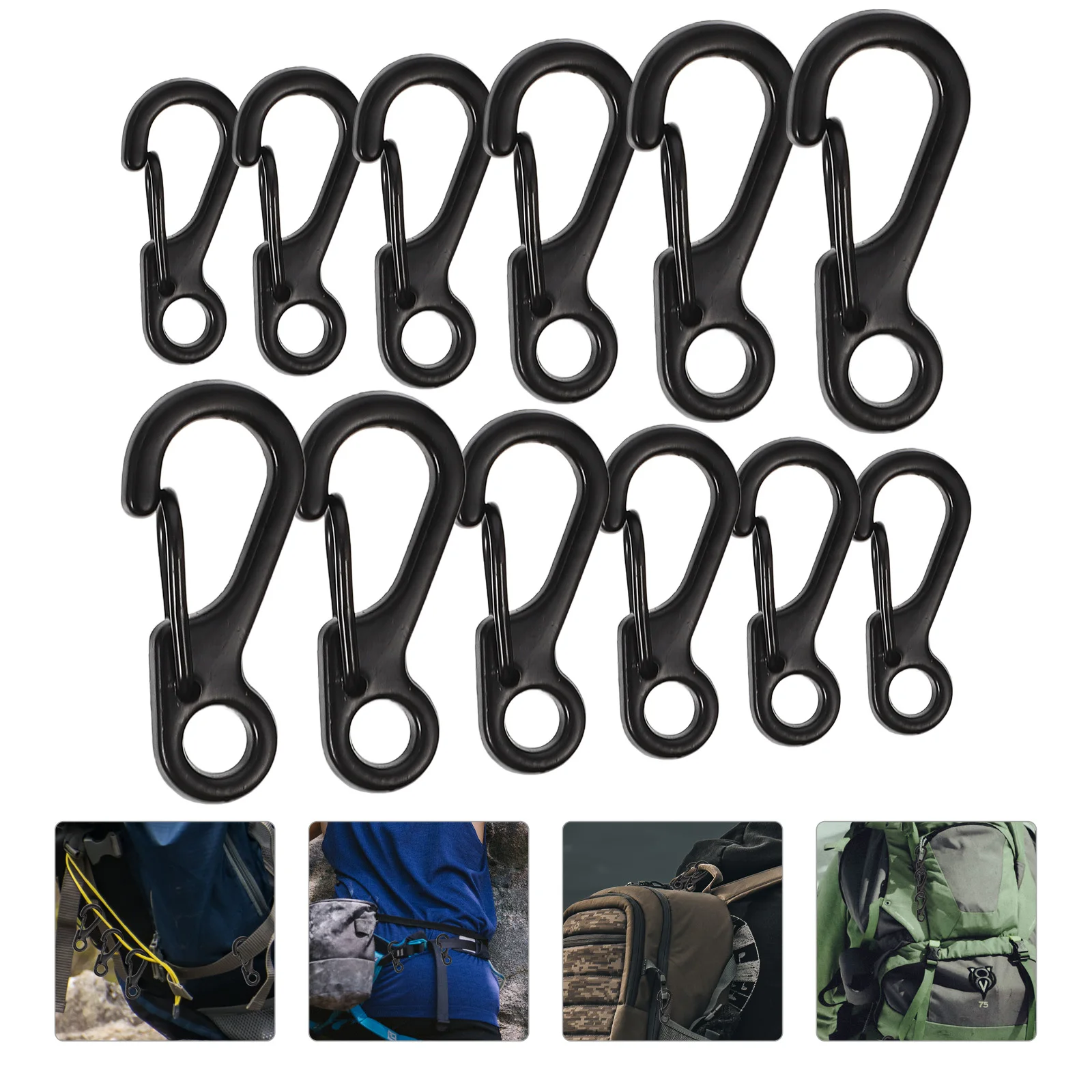 20pcs Hook Keychain Mini Carabiner Small Buckle Camping Climbing Accessory Zinc Alloy Lightweight Portable Storage
20pcs Hook Keychain Mini Carabiner Small Buckle Camping Climbing Accessory Zinc Alloy Lightweight Portable Storage