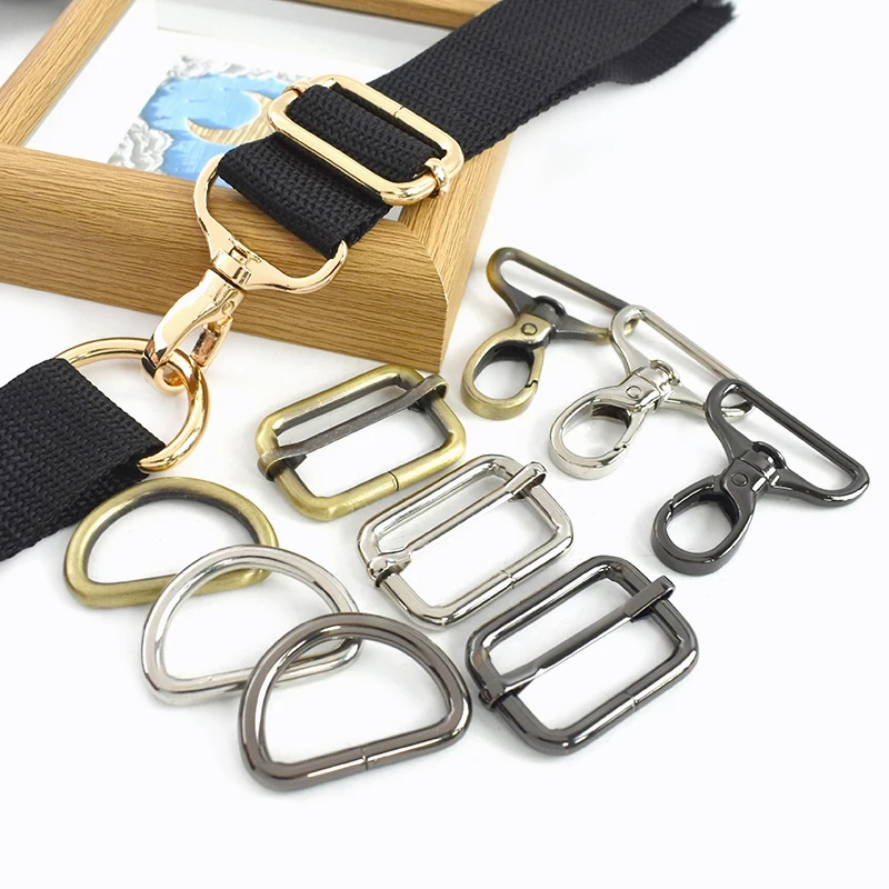 2/5Sets 16-32mm Metal Swivel Lobster Clasp Bag Strap D Ring Buckles Tri-Glide Slider Hook Webbing Belt DIY Adjuster Pin Buckle
2/5Sets 16-32mm Metal Swivel Lobster Clasp Bag Strap D Ring Buckles Tri-Glide Slider Hook Webbing Belt DIY Adjuster Pin Buckle