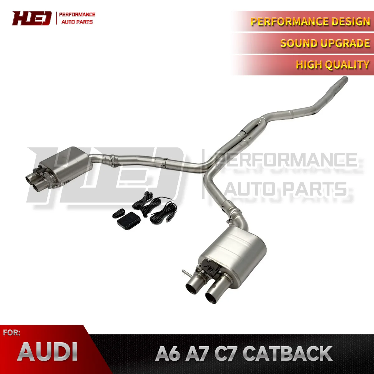 High Performance Valved Exhaust Catback System for Audi A6 2.0t C7 2012-2018 Exhaust Downpipe Catback Exhaust With Valve
High Performance Valved Exhaust Catback System for Audi A6 2.0t C7 2012-2018 Exhaust Downpipe Catback Exhaust With Valve