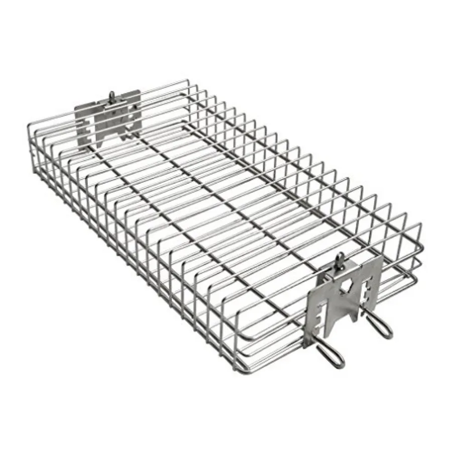 6042 BBQ Flat Spit Rotisserie Grill Basket for Any Grill Fits 1/2" Hexagon 3/8" Hexagon 3/8" Squareand5/16" Square Rotisserie S
6042 BBQ Flat Spit Rotisserie Grill Basket for Any Grill Fits 1/2" Hexagon 3/8" Hexagon 3/8" Squareand5/16" Square Rotisserie S