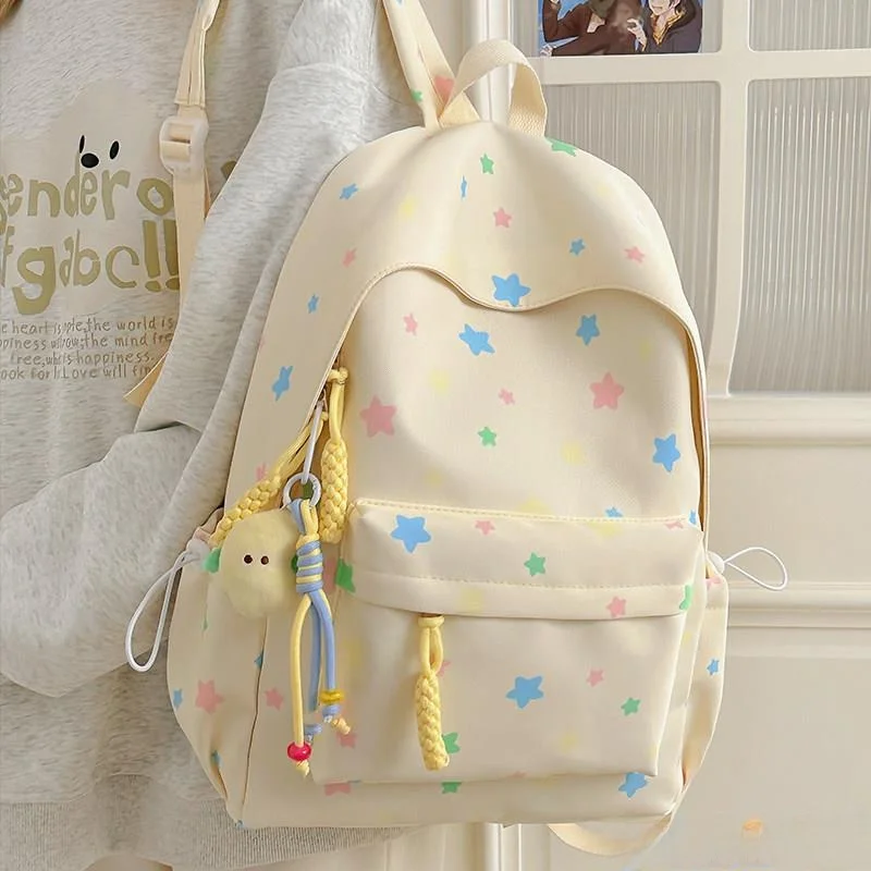 Large Capacity Star Print Backpack for Girls Lightweight Dual-Shoulder Bag Casual Commute Style Soft Handle Commuter Bac...
Large Capacity Star Print Backpack for Girls Lightweight Dual-Shoulder Bag Casual Commute Style Soft Handle Commuter Bac...