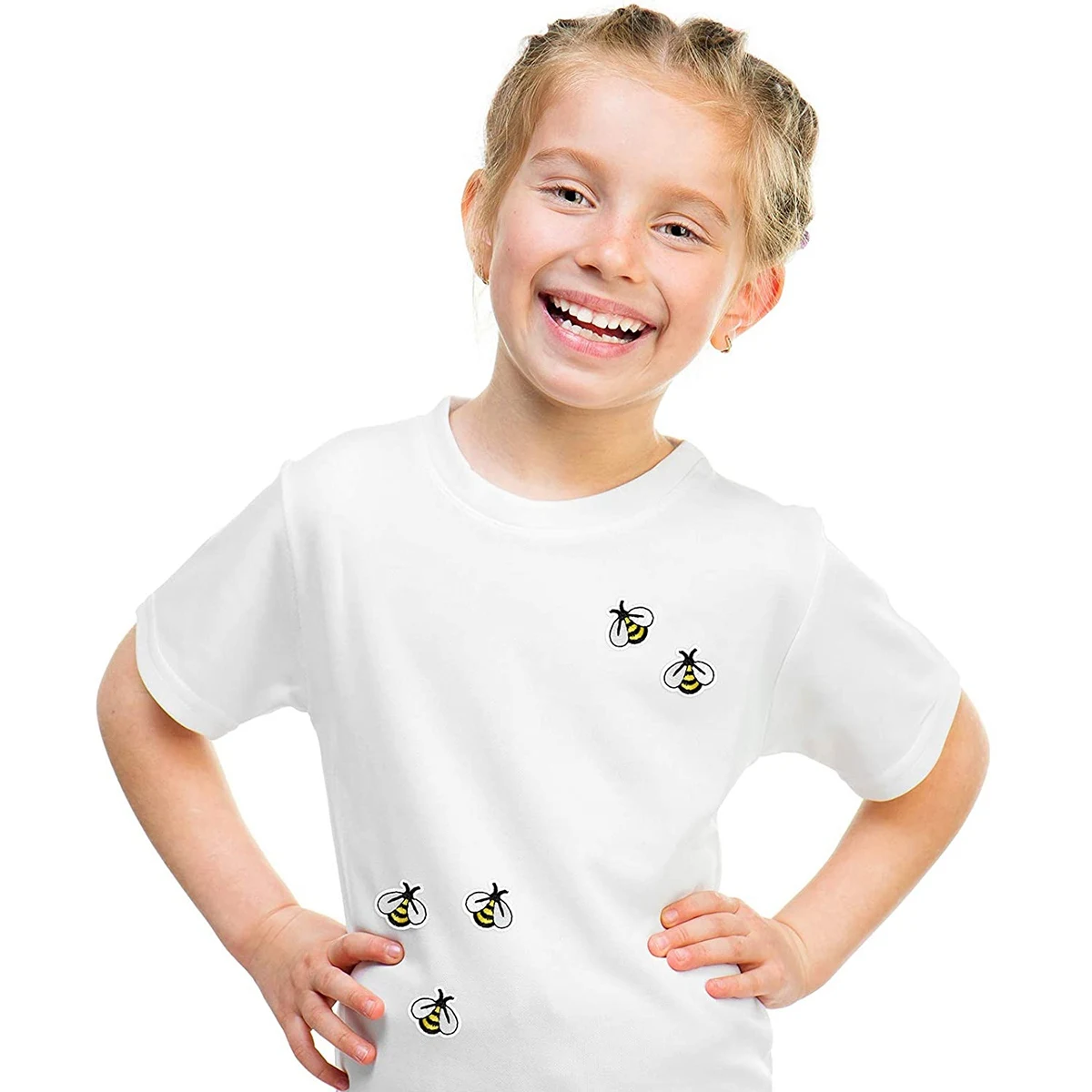 A61K 60PCS Bee Embroidered Patches,Cute Bumble Iron on Embroidered Applique Decoration Sewing Patches for Clothes DIY Patches
A61K 60PCS Bee Embroidered Patches,Cute Bumble Iron on Embroidered Applique Decoration Sewing Patches for Clothes DIY Patches