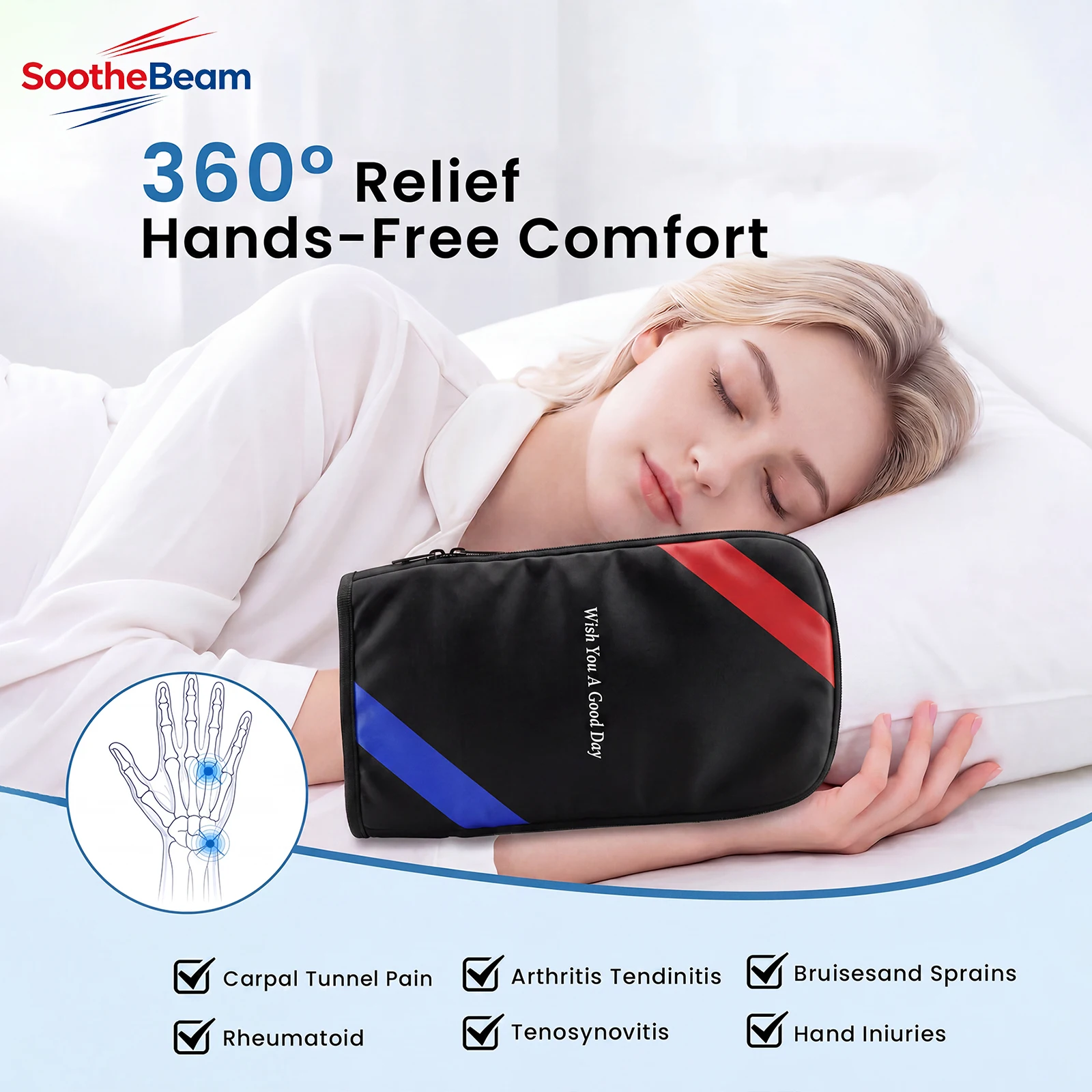 Reusable Gel Hot Cold Compress Hand Mitt 5-Layer Insulated Wrap for Hand Arthritis Neuropathy Swelling Tendinitis Relief
Reusable Gel Hot Cold Compress Hand Mitt 5-Layer Insulated Wrap for Hand Arthritis Neuropathy Swelling Tendinitis Relief