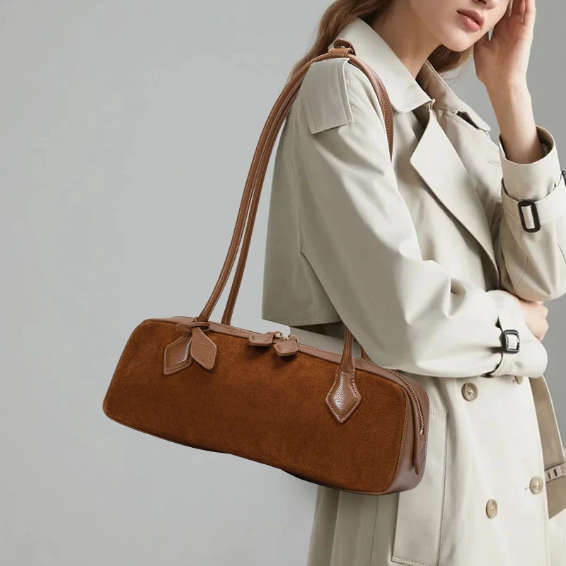 Aidani Matte Cowhide Sausage Bag for Women, 2026 New Arrival, Brown Handheld, Single Shoulder & Underarm Bag, Large Capacity Bag
Aidani Matte Cowhide Sausage Bag for Women, 2026 New Arrival, Brown Handheld, Single Shoulder & Underarm Bag, Large Capacity Bag
