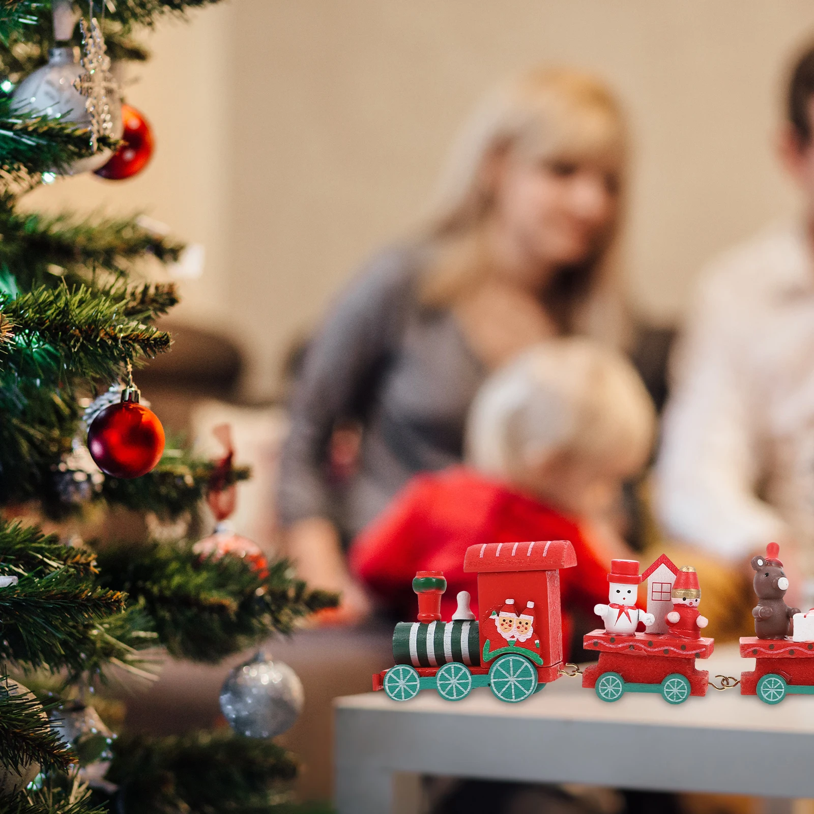 Wooden Train Mini naments Christmas Toy Decoration Craft Children Gift Party Cartoon Table Festive Atmosphere DIY Premium
Wooden Train Mini naments Christmas Toy Decoration Craft Children Gift Party Cartoon Table Festive Atmosphere DIY Premium