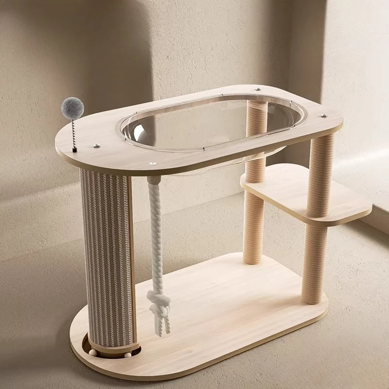 Climbing Luxury Cat Tower Shelves Wooden Toys Accessories Indoor Cat Tower Tree Towers Sandbox Rascador De Gatos Pet Furniture
Climbing Luxury Cat Tower Shelves Wooden Toys Accessories Indoor Cat Tower Tree Towers Sandbox Rascador De Gatos Pet Furniture