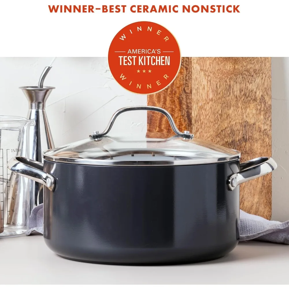 Valencia Pro Hard Anodized Healthy Ceramic Nonstick 5QT Stock Pot - Free Delivery
Valencia Pro Hard Anodized Healthy Ceramic Nonstick 5QT Stock Pot - Free Delivery