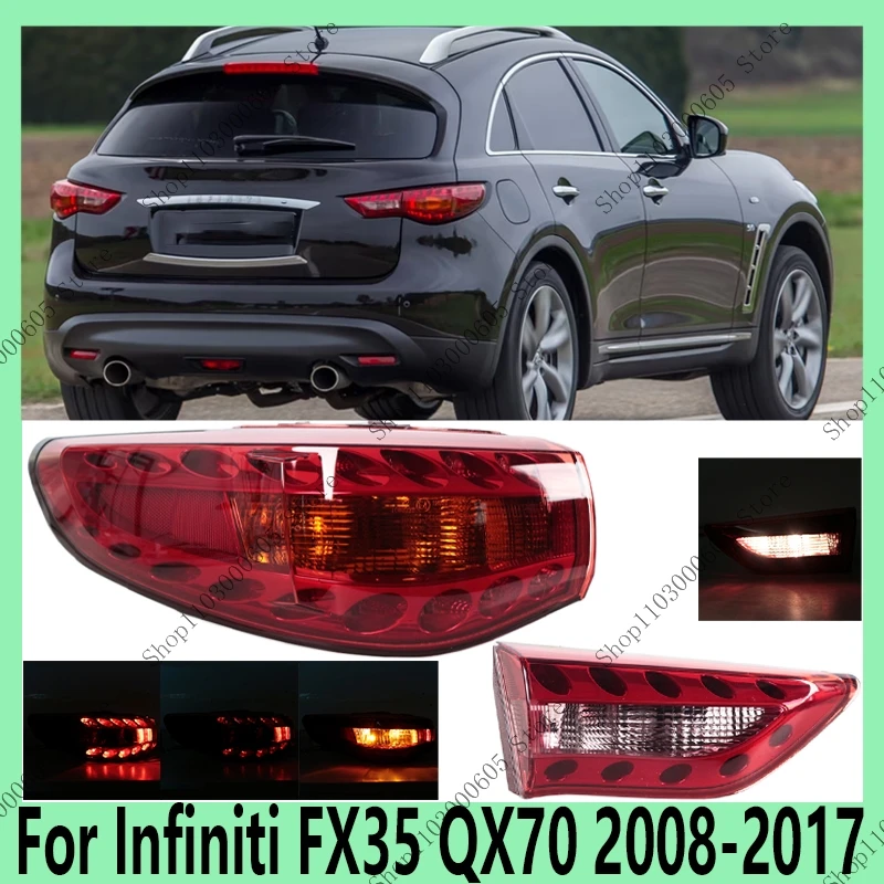 Car Rear Tail Light Assembly Turn Signal Brake Warning Light Bumper Rear Headlight For Infiniti FX35 QX70 2008-2017 26540-1CH0A
Car Rear Tail Light Assembly Turn Signal Brake Warning Light Bumper Rear Headlight For Infiniti FX35 QX70 2008-2017 26540-1CH0A