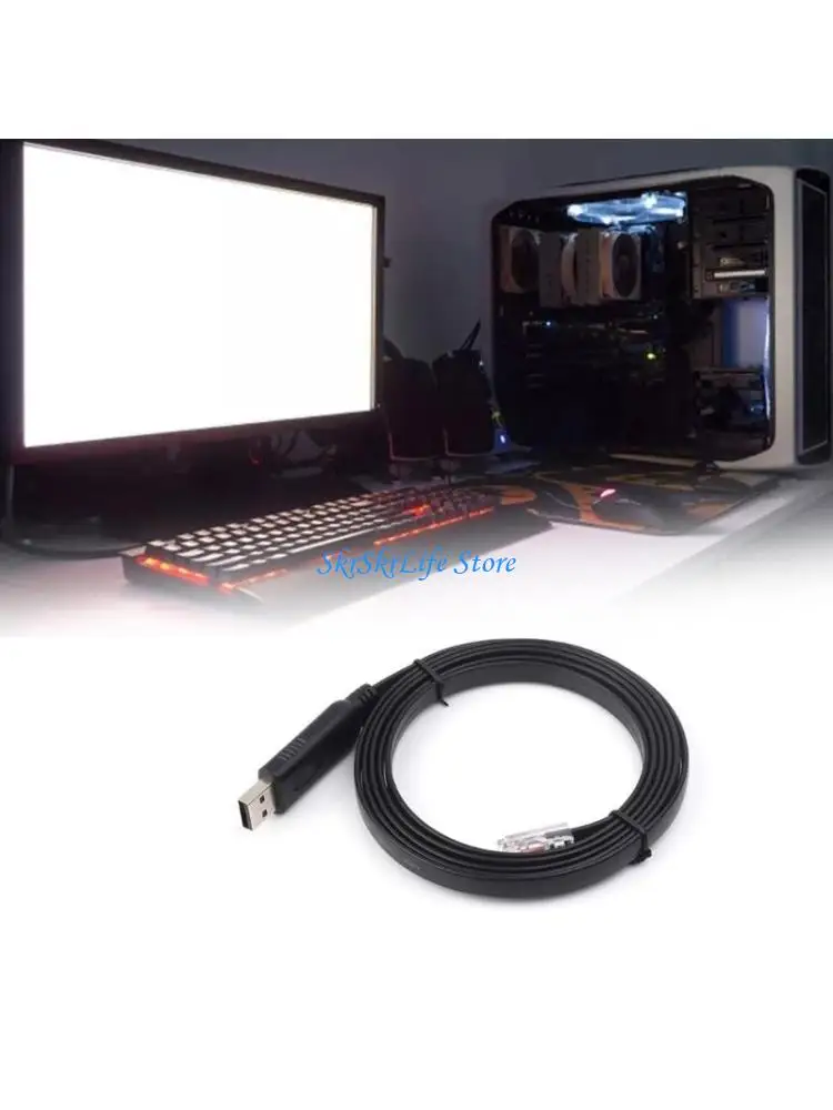E65E Эффективный USB -RJ45 Консоль отладки кабель улучшает конфигурацию устройства
E65E Эффективный USB -RJ45 Консоль отладки кабель улучшает конфигурацию устройства
