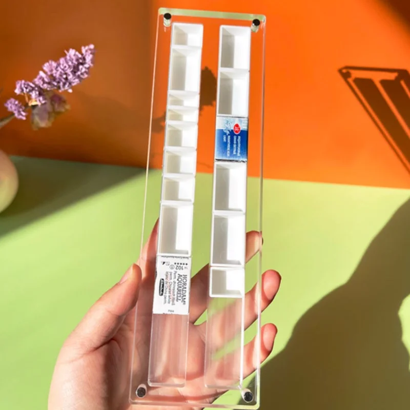 Empty Acrylic Watercolor Box Palette 14/26/44 Grids Portable Dust Proof Magnetic Clear Box Painting Art Supplies
Empty Acrylic Watercolor Box Palette 14/26/44 Grids Portable Dust Proof Magnetic Clear Box Painting Art Supplies
