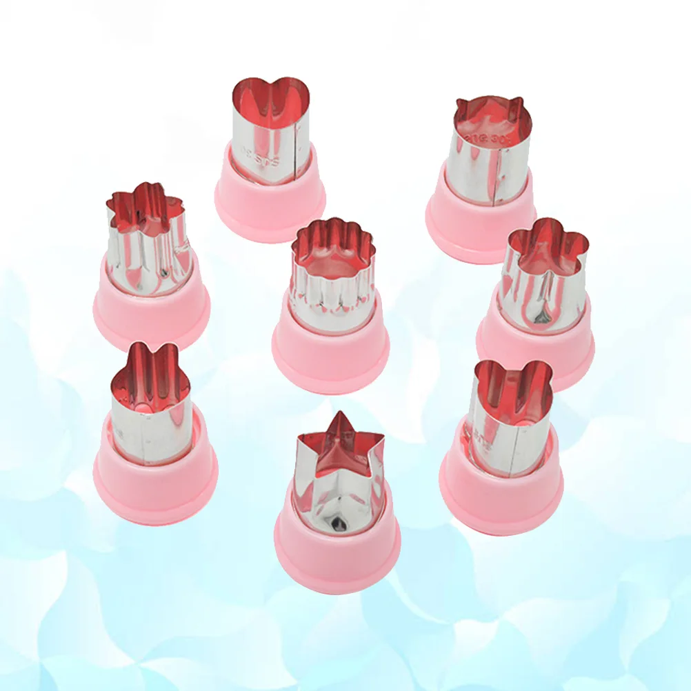8 Pcs Flower Vegetable Stainless Steel Fruit Cutters Cookies Mold DIY Set Plum Chrysanthemum Star Rabbit Cat Heart
8 Pcs Flower Vegetable Stainless Steel Fruit Cutters Cookies Mold DIY Set Plum Chrysanthemum Star Rabbit Cat Heart