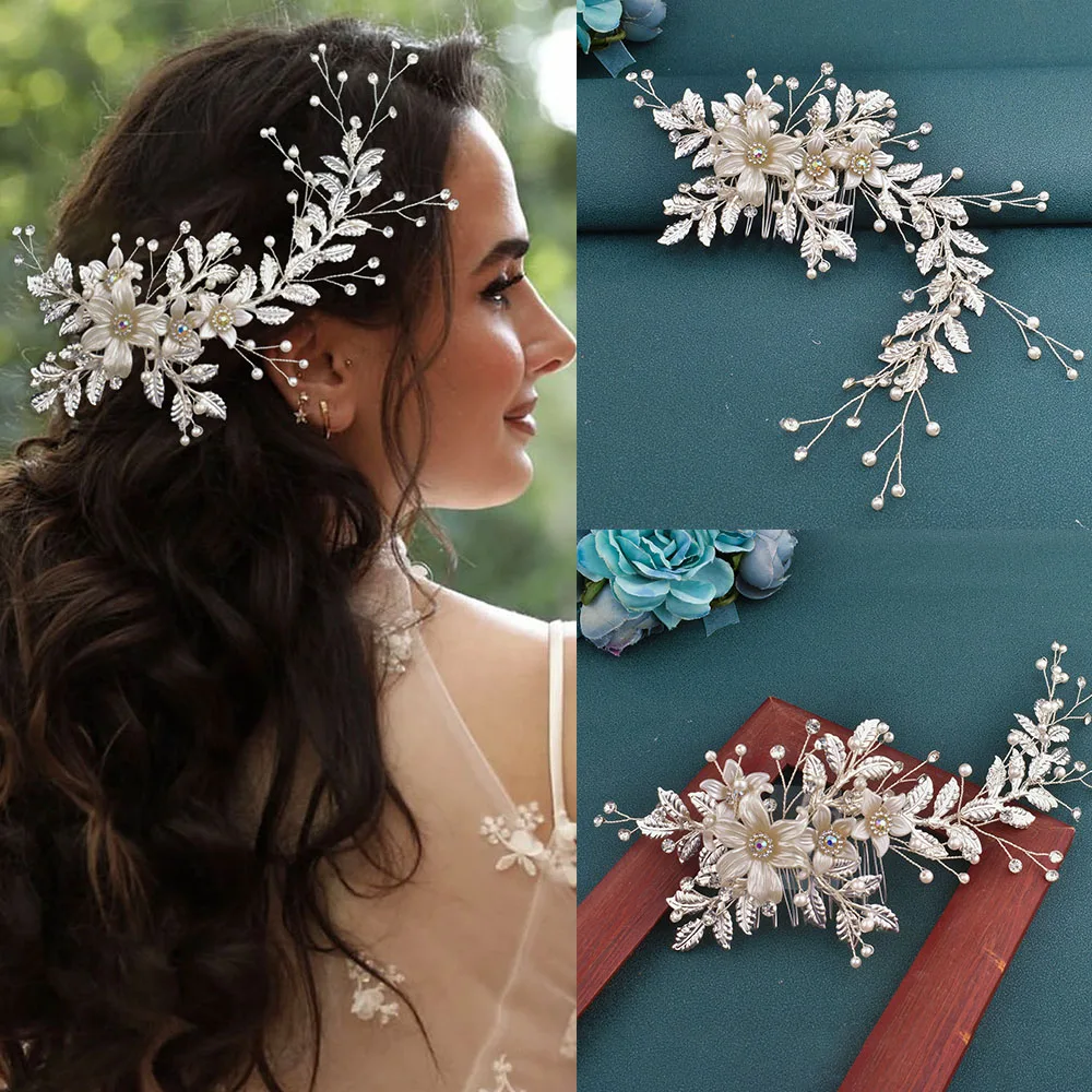 DZ185 Handmade Wedding Hair Comb Headband for Brides Bridal Headwear with Hair Comb Rhinestones Hair Accessories for Brides
DZ185 Handmade Wedding Hair Comb Headband for Brides Bridal Headwear with Hair Comb Rhinestones Hair Accessories for Brides