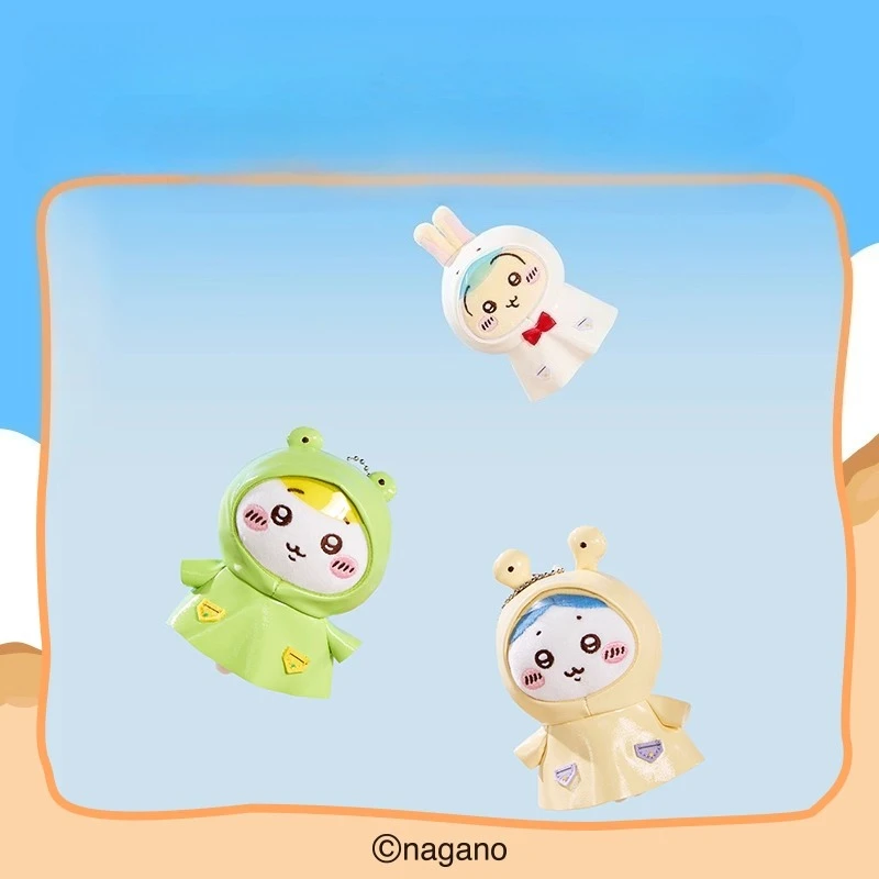 Chiikawa Summer Raincoat Series Cute Anime Plush Keychain, Kawaii Bag Accessories, Soft Stuffed Keyring Gift for Fans 
Chiikawa Summer Raincoat Series Cute Anime Plush Keychain, Kawaii Bag Accessories, Soft Stuffed Keyring Gift for Fans