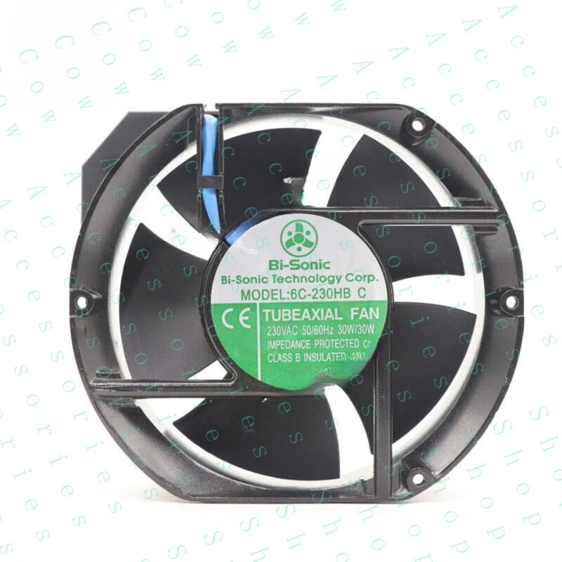 PP+ FOR Bi-sonic 6C-230HB C Axial Fan 230V 50/60Hz 30W 172*150*51MM Cabinet Cooling Fan
PP+ FOR Bi-sonic 6C-230HB C Axial Fan 230V 50/60Hz 30W 172*150*51MM Cabinet Cooling Fan