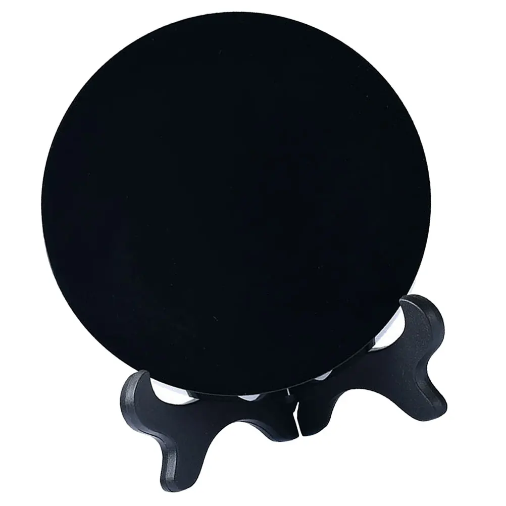 1Set Obsidian Mirror Circle Disc Polished Surface Stand Table Centerpiece Home Decor Office Meditation Divination Gift
1Set Obsidian Mirror Circle Disc Polished Surface Stand Table Centerpiece Home Decor Office Meditation Divination Gift