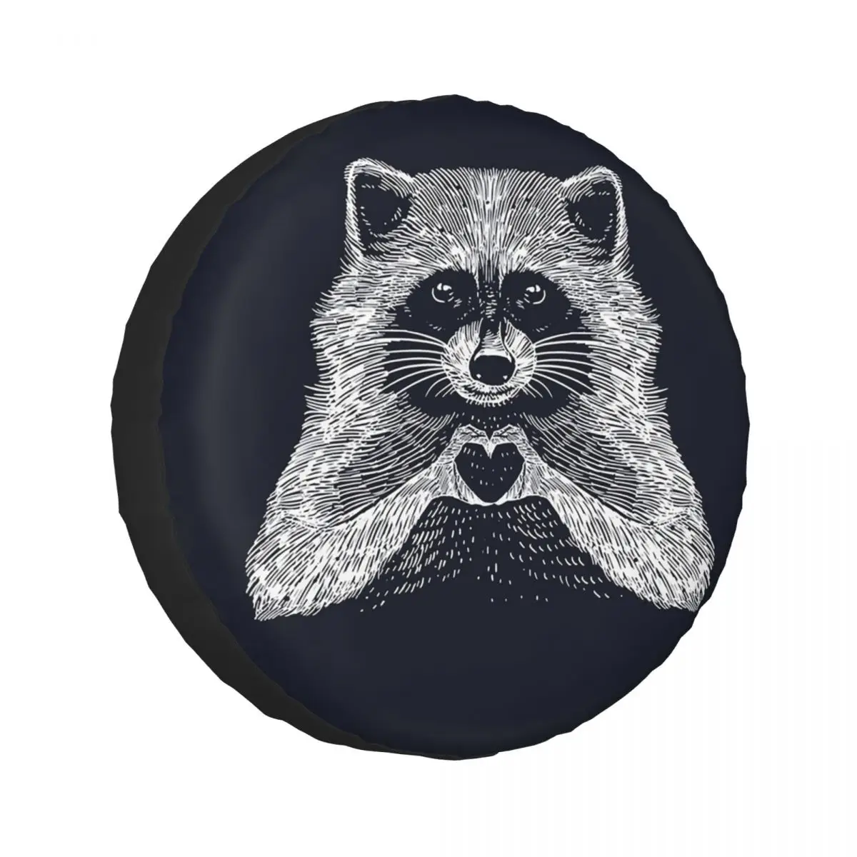 Custom Love Raccoon Racoon Panda Spare Tire Cover for Car Mitsubishi 4x4 Wheel Protector Covers 14" 15" 16" 17" Inch 
Custom Love Raccoon Racoon Panda Spare Tire Cover for Car Mitsubishi 4x4 Wheel Protector Covers 14" 15" 16" 17" Inch
