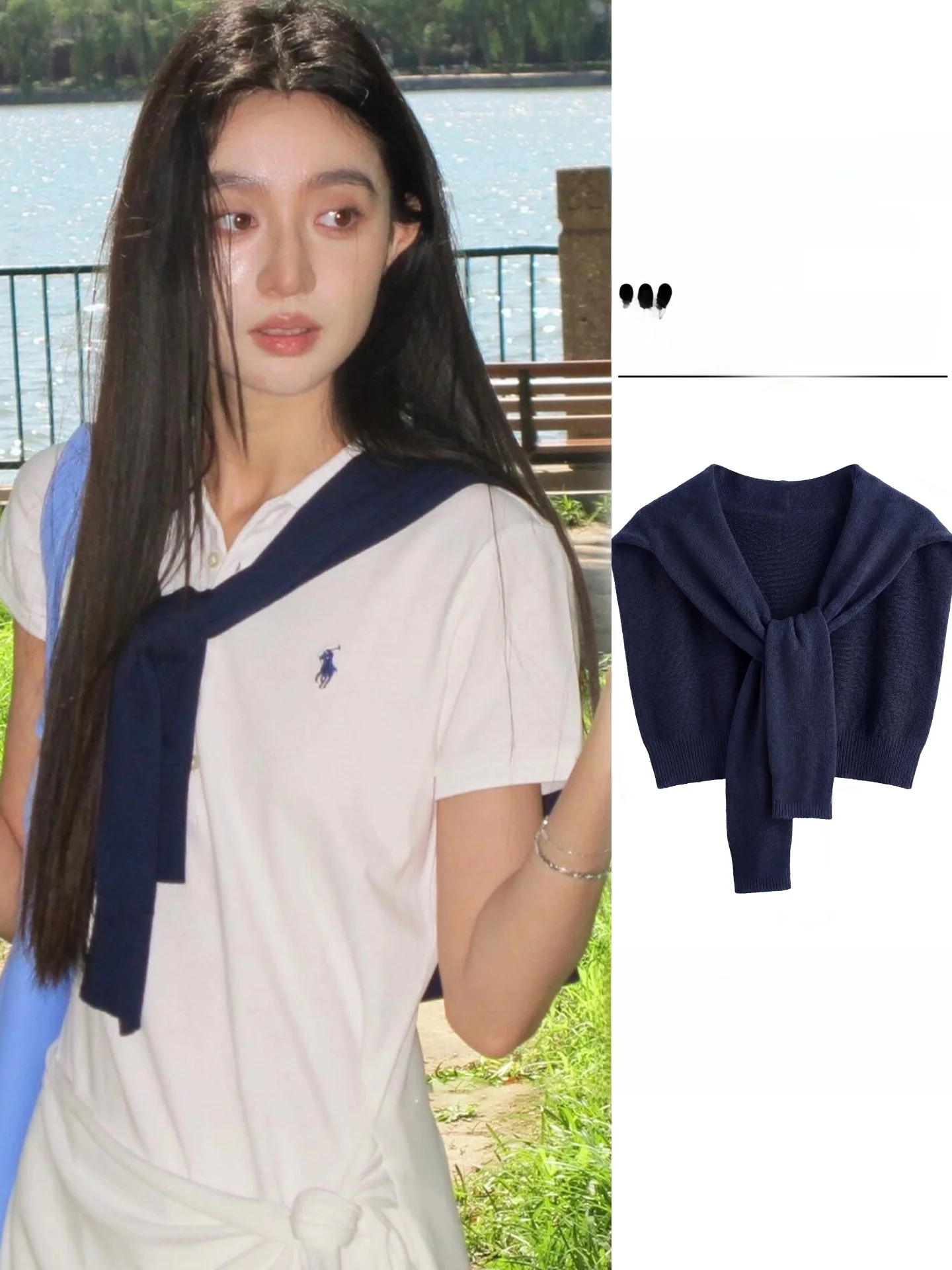 Light Blue Korean Style College Wind Outerwear Summer Thin Shoulder Pad Neck Protection Scarf New Arrival Rectangular Shape
Light Blue Korean Style College Wind Outerwear Summer Thin Shoulder Pad Neck Protection Scarf New Arrival Rectangular Shape