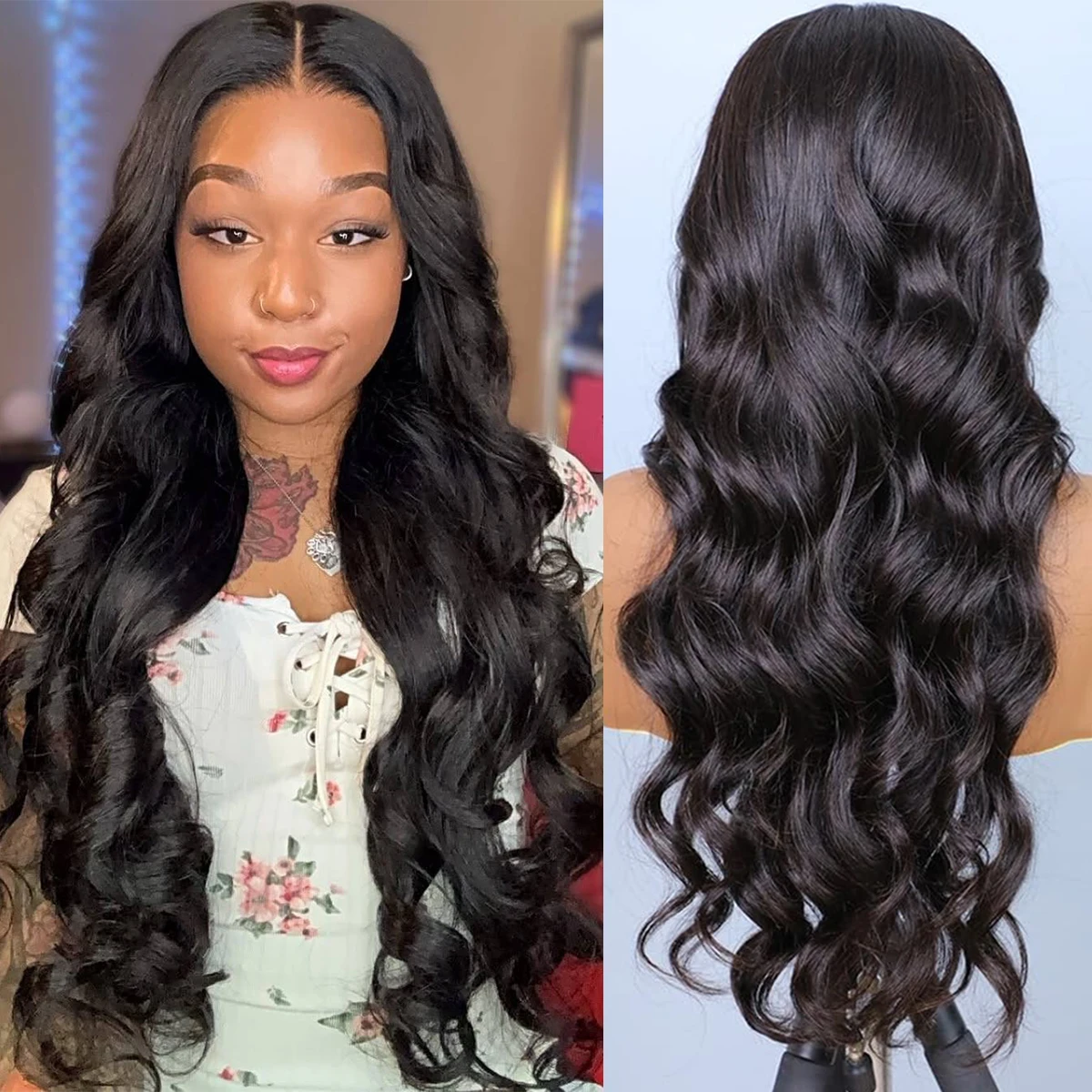 40 inch Glueless Body Wave 5x5 Pre Cut Lace Wigs Wear To Go Brazilian Human Hair 4x4 Lace Closure Wigs Pre Plucked For Women
40 inch Glueless Body Wave 5x5 Pre Cut Lace Wigs Wear To Go Brazilian Human Hair 4x4 Lace Closure Wigs Pre Plucked For Women