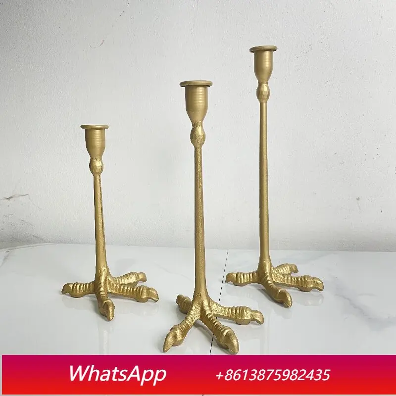 Ретро-подсвечник XZ из кованого железа, французский премиальный настольный декор
Ретро-подсвечник XZ из кованого железа, французский премиальный настольный декор