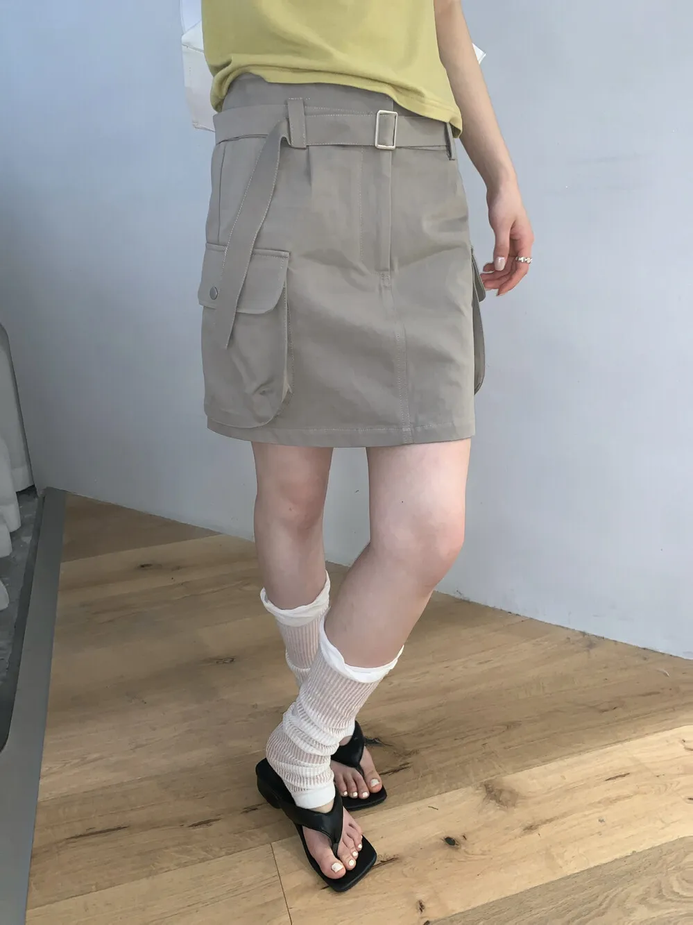 Корейская рабочая юбка в стиле A-Line с поясом, высокой талией, свободного кроя, летняя, женская, модная, без бренда, без зарегистрированной торговой марки
Корейская рабочая юбка в стиле A-Line с поясом, высокой талией, свободного кроя, летняя, женская, модная, без бренда, без зарегистрированной торговой марки