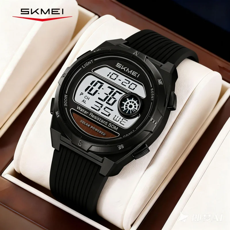 SKMEI Multifunction Stopwatch Solar-Powered Long Battery Life Outdoor Sports Waterproof Digital Watch
SKMEI Multifunction Stopwatch Solar-Powered Long Battery Life Outdoor Sports Waterproof Digital Watch