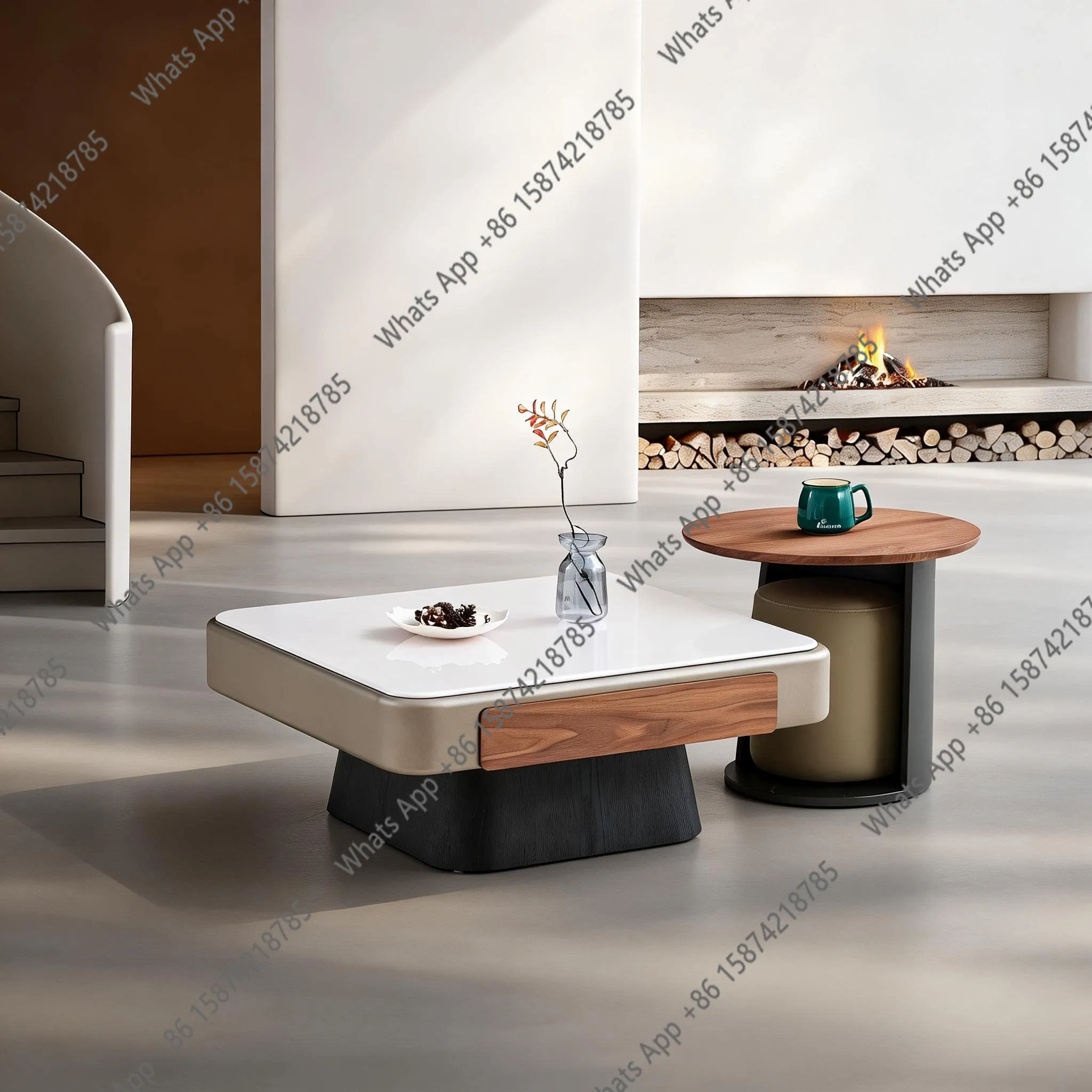 Modern simple microcrystalline stone coffee table square size apartment combination living room antique edge few household
Modern simple microcrystalline stone coffee table square size apartment combination living room antique edge few household