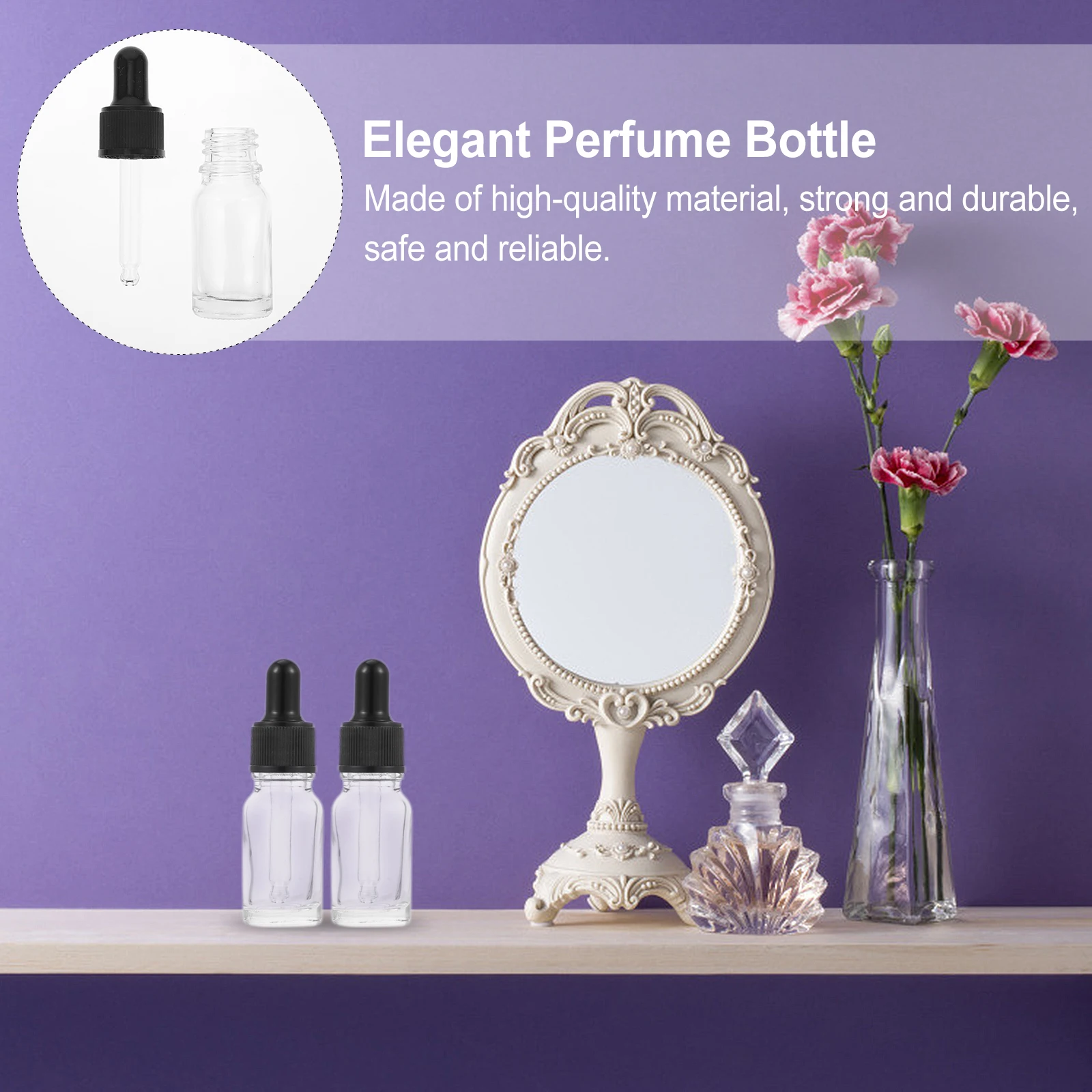 10Pcs Essential Oil Bottle Glass Dropper Bottle Mini Empty Refillable Subpackaging Container Travel Case Essential Oil Holder
10Pcs Essential Oil Bottle Glass Dropper Bottle Mini Empty Refillable Subpackaging Container Travel Case Essential Oil Holder