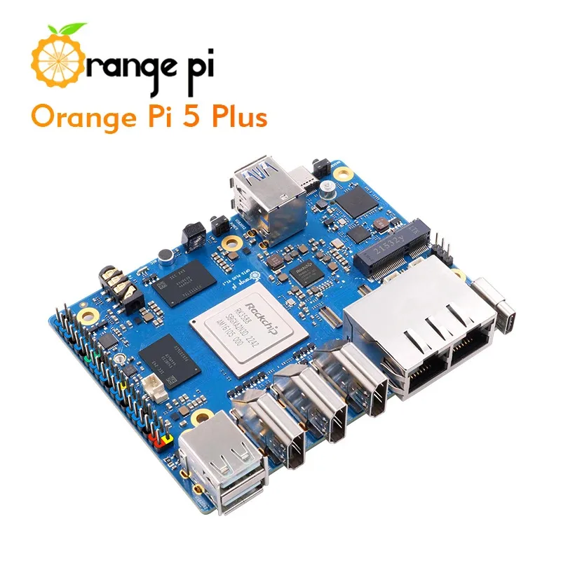 OrangePi 5 PLUS development board with Ruixin Micro RK3588 external SSD8k decoding WiFi Bluetooth
OrangePi 5 PLUS development board with Ruixin Micro RK3588 external SSD8k decoding WiFi Bluetooth