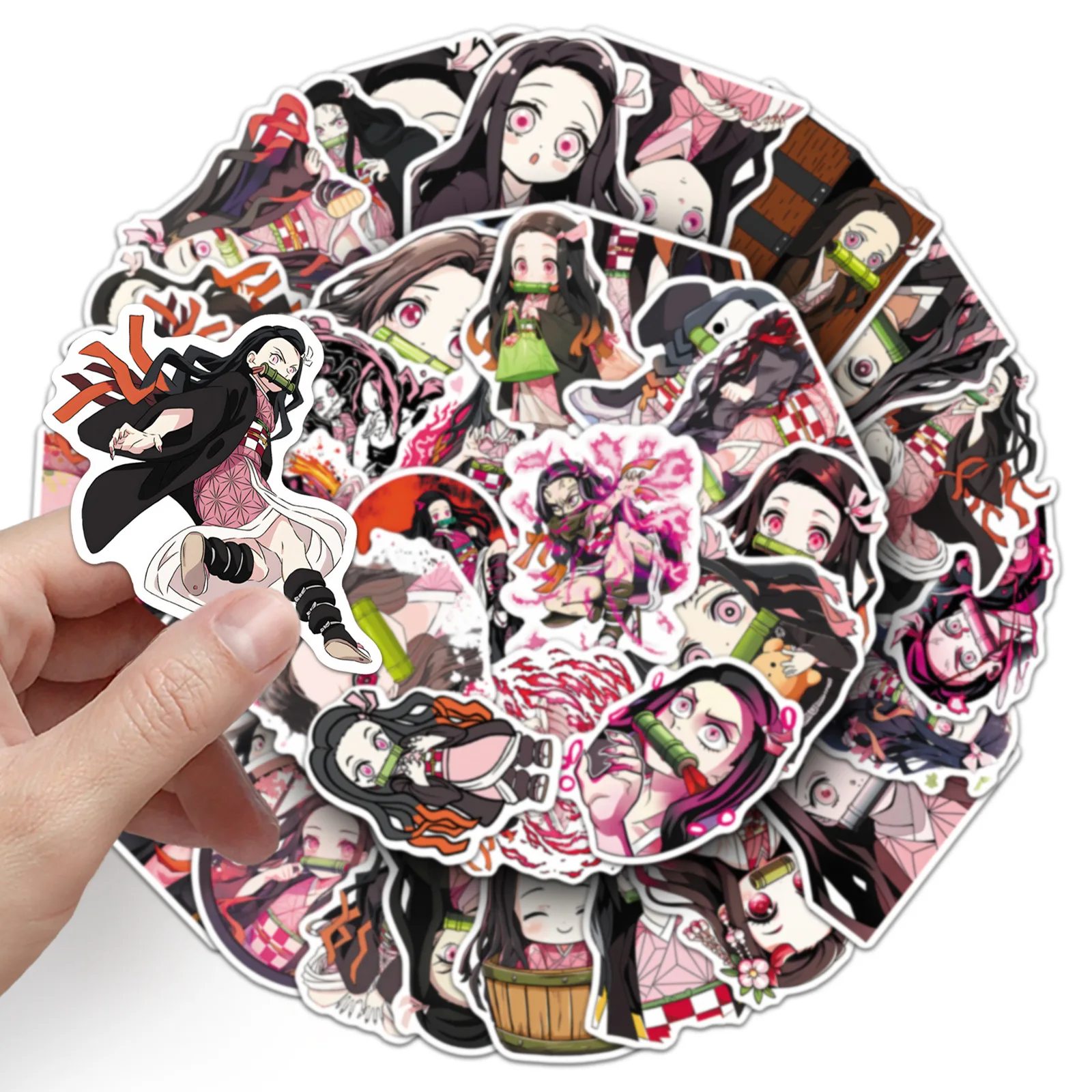 10/50PCS Demon Slayer: Nezuko graffiti sticker Personalized cartoon Japanese comic decoration laptop mobile phone Kids Toy
10/50PCS Demon Slayer: Nezuko graffiti sticker Personalized cartoon Japanese comic decoration laptop mobile phone Kids Toy