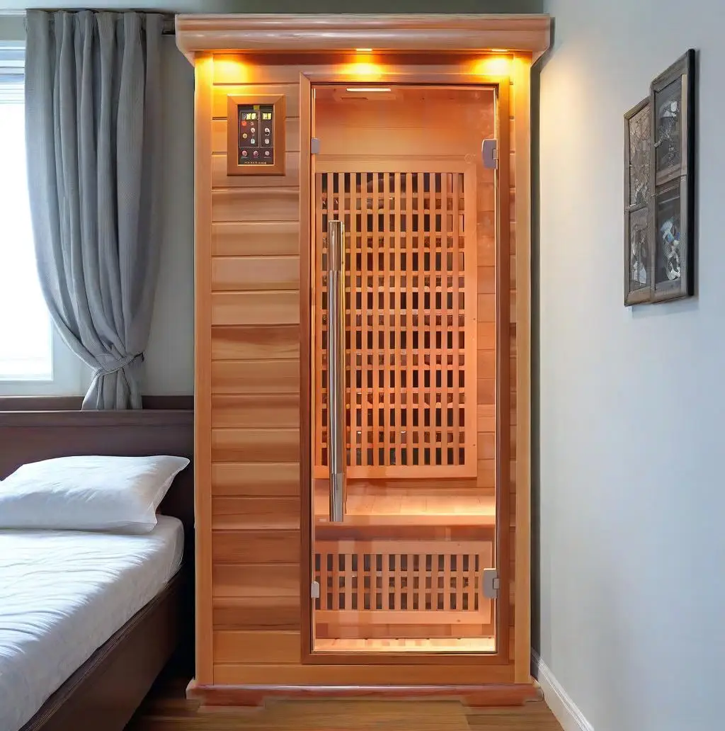 Home Use Solid Wood Sauna Room for 1 Person Low Emf Hemlock Wooden Accessory Indoor Dry Sauna
Home Use Solid Wood Sauna Room for 1 Person Low Emf Hemlock Wooden Accessory Indoor Dry Sauna