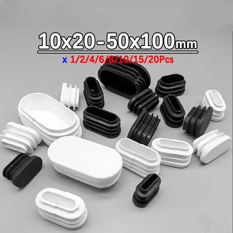Black/White Plastic Oval Caps Inner Plug Protection Gasket Dust Seal End Cover Caps For Pipe Bolt Furniture
Black/White Plastic Oval Caps Inner Plug Protection Gasket Dust Seal End Cover Caps For Pipe Bolt Furniture