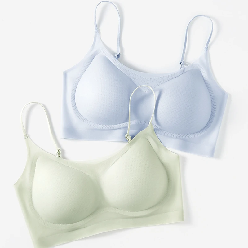Seamless Ultra-thin Underwear for Women Ice Silk Breathable Sports Women's Bras Wireless Push-up Bralette Femme Summer Intimates
Seamless Ultra-thin Underwear for Women Ice Silk Breathable Sports Women's Bras Wireless Push-up Bralette Femme Summer Intimates