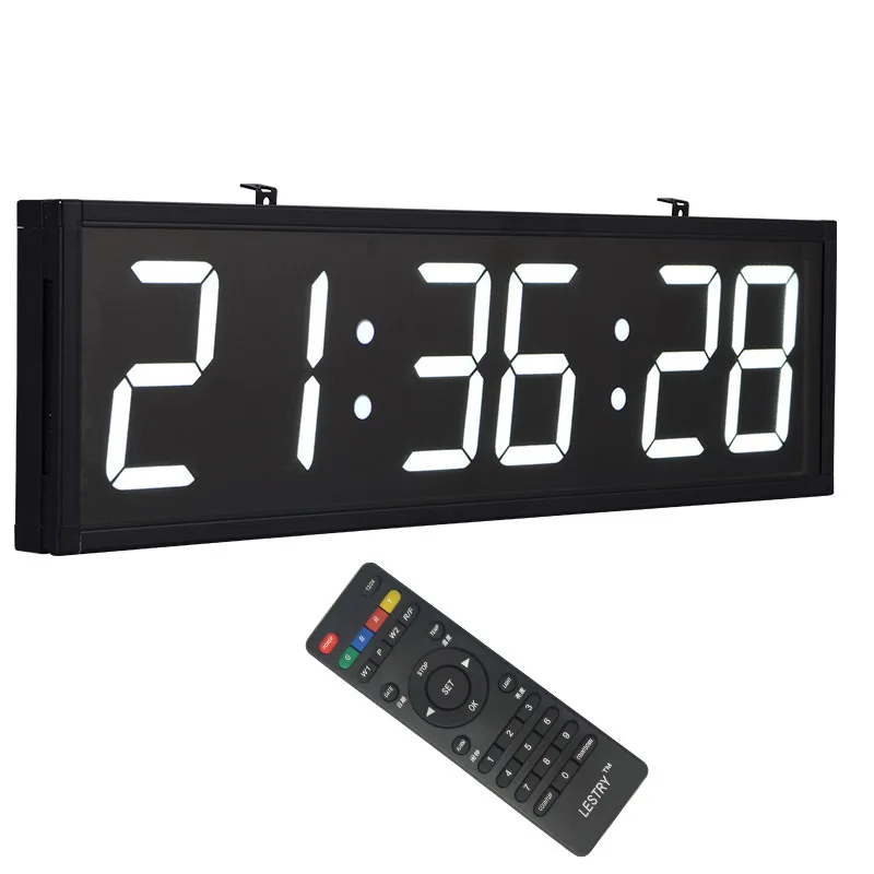 Super bright, large size, remote control digital wall clock clock, for factory gym
Super bright, large size, remote control digital wall clock clock, for factory gym
