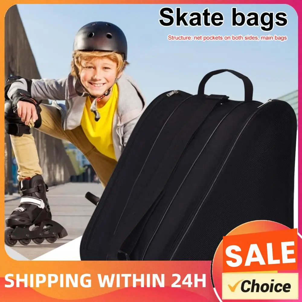 Kids Roller Skating Bag Breathable Thicken Skates Storage Bag with Sides Mesh Pockets Skating Shoes Bag Single Shoulder/Handheld
Kids Roller Skating Bag Breathable Thicken Skates Storage Bag with Sides Mesh Pockets Skating Shoes Bag Single Shoulder/Handheld