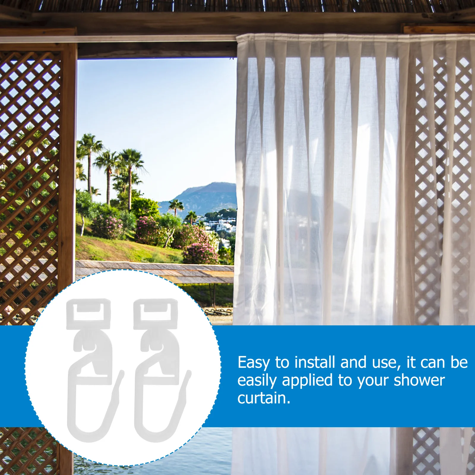 36Pcs Plastic Curtain Hooks for Shower Curtain Rail Pulley Hook Set Modern Simple Design Fits Most Curtains Drapery Hooks
36Pcs Plastic Curtain Hooks for Shower Curtain Rail Pulley Hook Set Modern Simple Design Fits Most Curtains Drapery Hooks