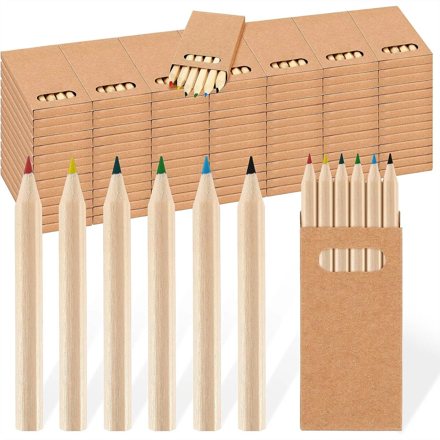 100 Packs Mini Colored Pencils Bulk For Kids 3.5 Inch Small Coloring Drawing Pencil With 6 Different Colors For Easter Gift Painting Birthday Party Favor Classroom School Supplies
100 Packs Mini Colored Pencils Bulk For Kids 3.5 Inch Small Coloring Drawing Pencil With 6 Different Colors For Easter Gift Painting Birthday Party Favor Classroom School Supplies