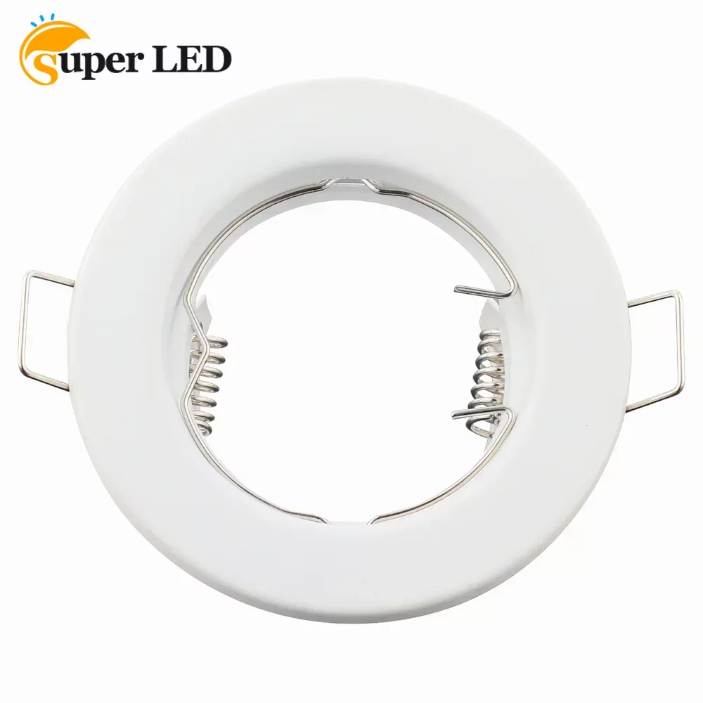 6PCS Adjustable Spot Downlight Light Bases Fitting Recessed LED Ceiling Spotlight Frame Round GU10 Fixture Holders
6PCS Adjustable Spot Downlight Light Bases Fitting Recessed LED Ceiling Spotlight Frame Round GU10 Fixture Holders