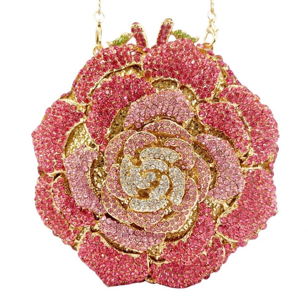 Pink/White Crystal Evening Clutch Bags Rhinestone Party Prom Purses Diamonds Flower Formal Dinner Handbags For Women Minaudiere
Pink/White Crystal Evening Clutch Bags Rhinestone Party Prom Purses Diamonds Flower Formal Dinner Handbags For Women Minaudiere