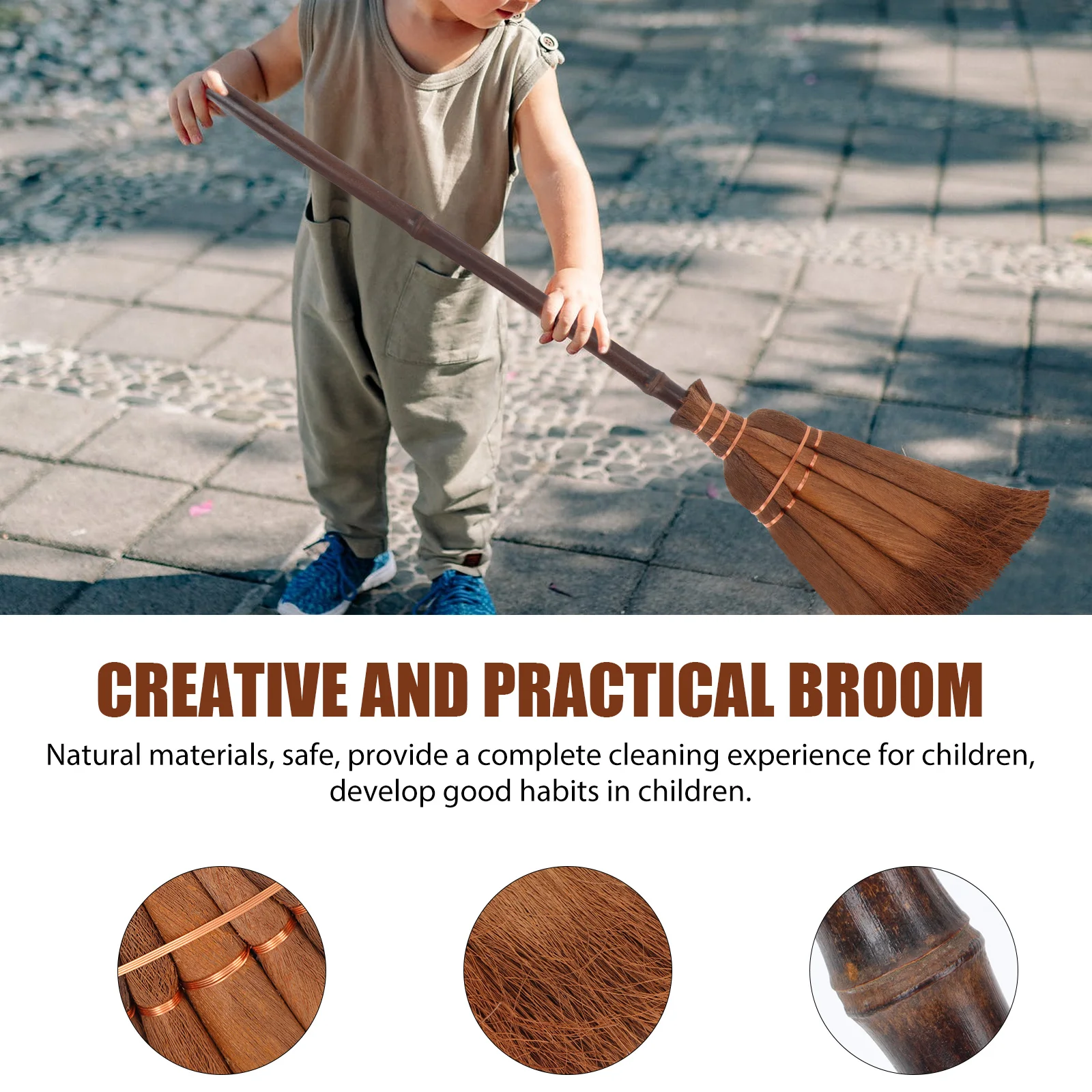 1pc Children's Broom 59-15CM Safe High-Quality Lightweight Compact Household Manual Cleaning Broom Kids Toys Eco-Friendly
1pc Children's Broom 59-15CM Safe High-Quality Lightweight Compact Household Manual Cleaning Broom Kids Toys Eco-Friendly