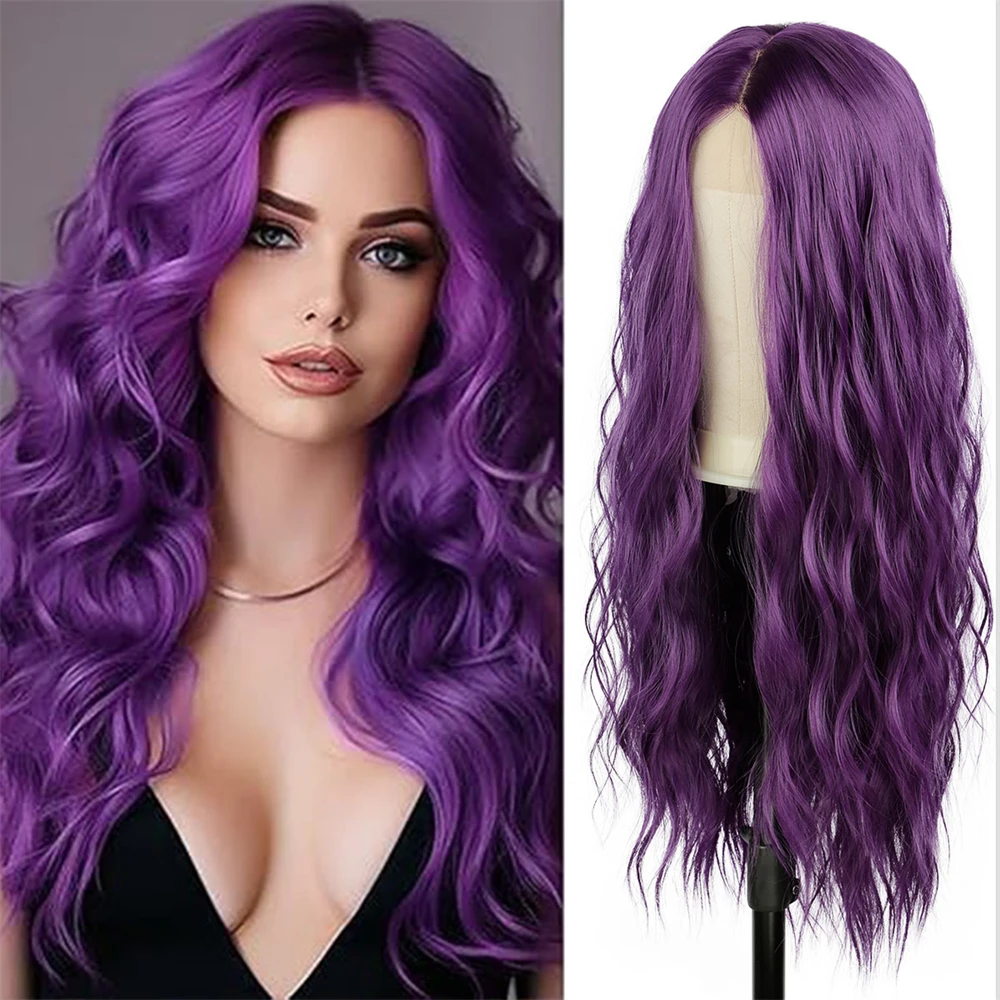 Синтетический парик из высокотемпературного шелка, фиолетово-розово-бордовый парик, длинный кудрявый парик с кружевом 4*4, полное покрытие головы для женщин
Синтетический парик из высокотемпературного шелка, фиолетово-розово-бордовый парик, длинный кудрявый парик с кружевом 4*4, полное покрытие головы для женщин