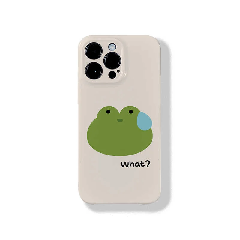 Silent Green Bean Frog Phone Case For iPhone 17 16 15 14 13 12 11 Pro Max Air 16 7 8 Plus Xs Max Hard PC Bumper Back Cover Coque
Silent Green Bean Frog Phone Case For iPhone 17 16 15 14 13 12 11 Pro Max Air 16 7 8 Plus Xs Max Hard PC Bumper Back Cover Coque