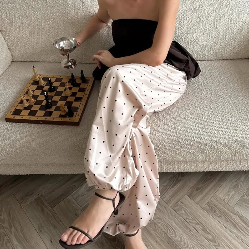 Talenza Women's Summer Pants Fashion Vintage Polka Dot Loose Casual New Pants New Commuter High-Waisted Y2K 2026 Female Trousers
Talenza Women's Summer Pants Fashion Vintage Polka Dot Loose Casual New Pants New Commuter High-Waisted Y2K 2026 Female Trousers